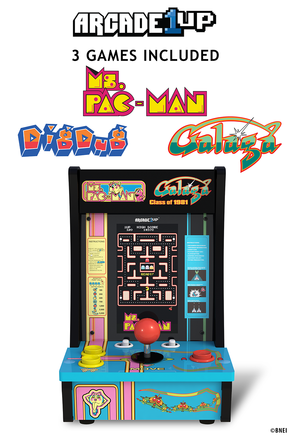Class of ‘81 Ms. PAC-MAN/GALAGA Countercade