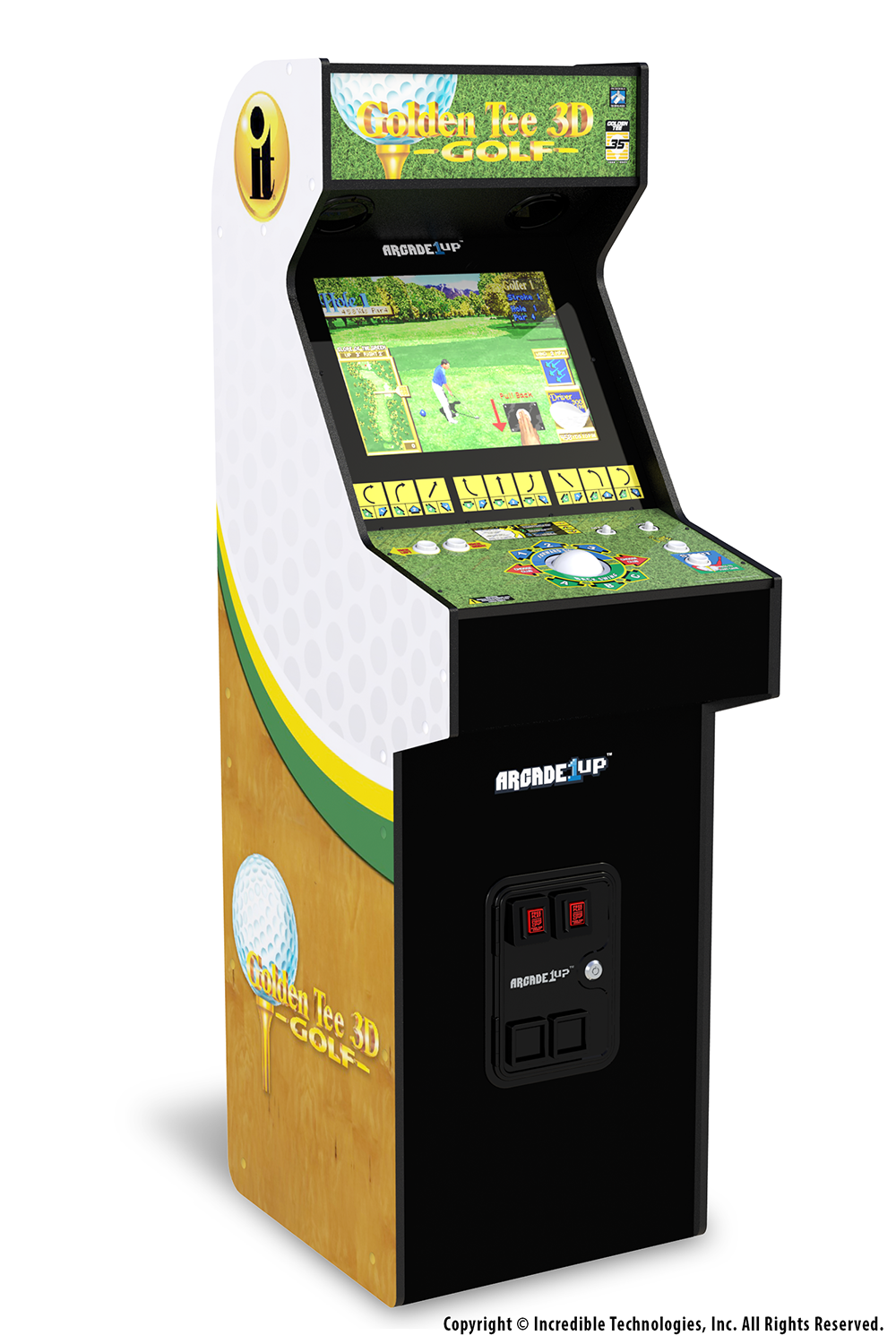Golden Tee 3D Deluxe Arcade Machine