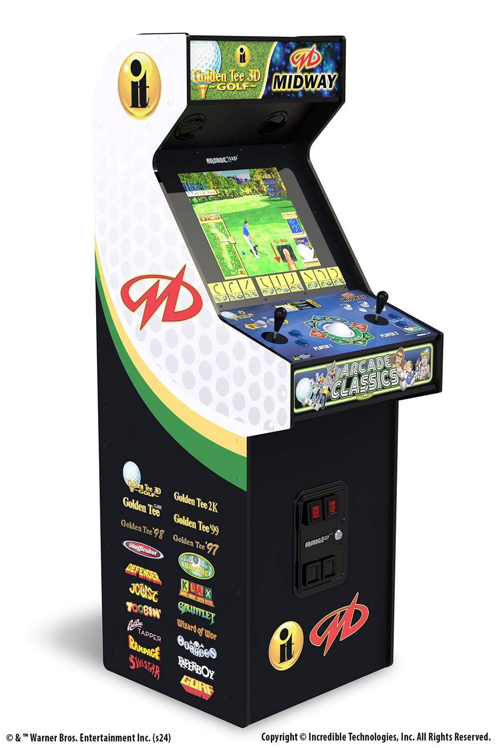 Golden Tee 3D x Midway XL Deluxe Arcade Machine