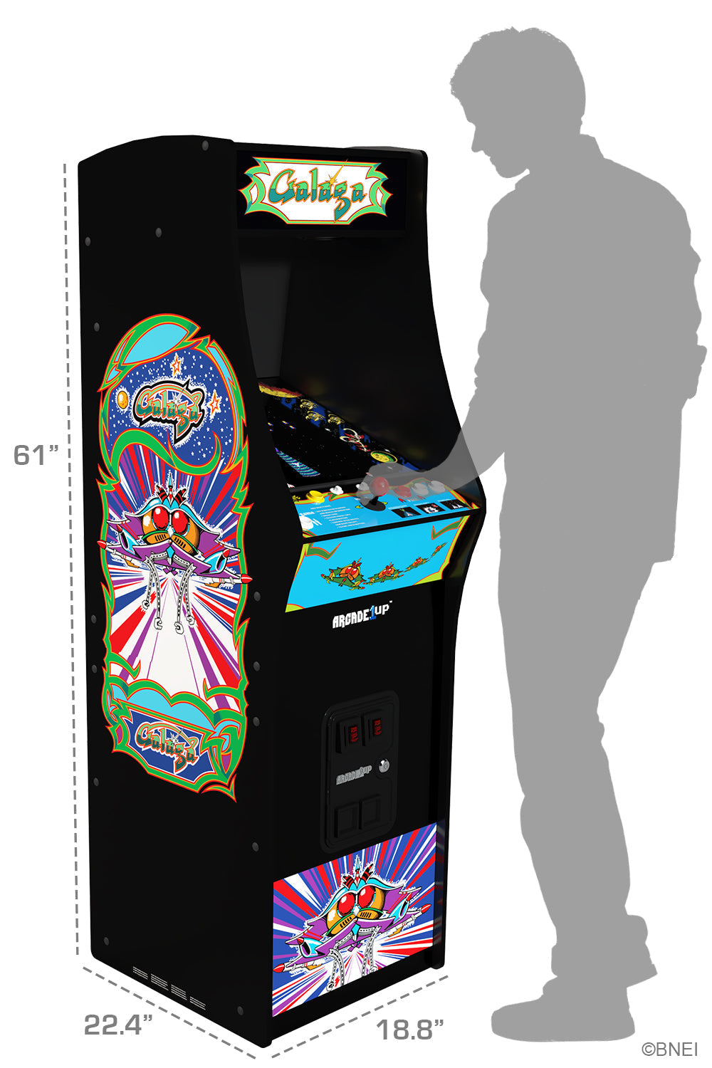 GALAGA Deluxe Arcade Machine